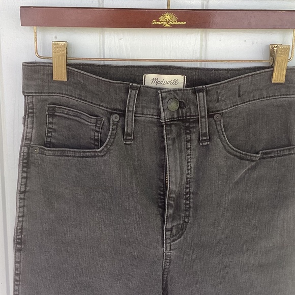Madewell Stovepipe JEANS banberry wash Raw Hem - Picture 4 of 5